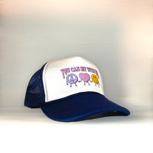 Load image into Gallery viewer, Navy & White Trucker