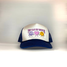 Load image into Gallery viewer, Navy & White Trucker