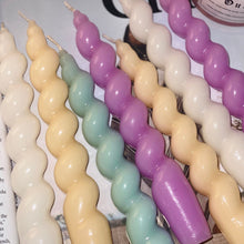 Load image into Gallery viewer, Beige Twisted Taper Candle 🕯