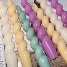 Load image into Gallery viewer, White Twisted Taper Candle 🕯