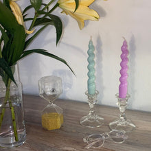 Load image into Gallery viewer, Pistachio Twisted Taper Candle 🕯