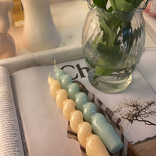 Load image into Gallery viewer, Beige Twisted Taper Candle 🕯