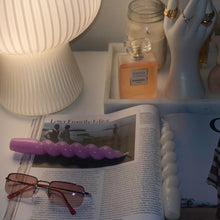 Load image into Gallery viewer, White Twisted Taper Candle 🕯