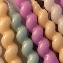 Load image into Gallery viewer, Pistachio Twisted Taper Candle 🕯