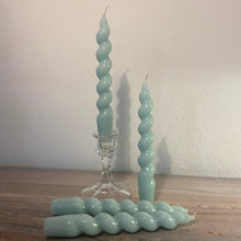 Load image into Gallery viewer, Pistachio Twisted Taper Candle 🕯