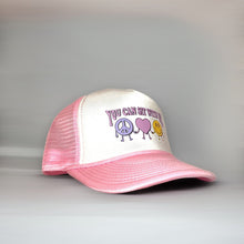 Load image into Gallery viewer, Pink &amp; White Trucker
