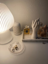 Load image into Gallery viewer, Glass Seashell Tray with Gold Rim 🐚
